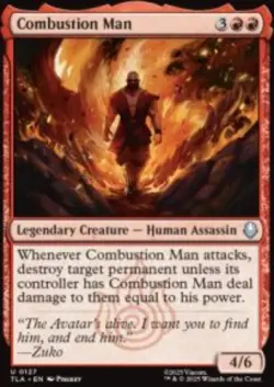 Combustion Man Avatar TLA 127 MTG Foil NM - Image 1