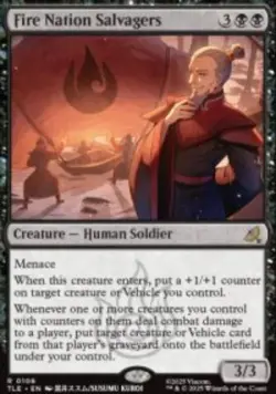 Fire Nation Salvagers Avatar TLE 106 MTG Reg NM - Image 1