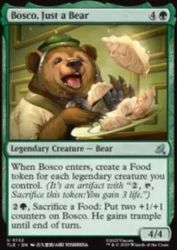Bosco, Just a Bear Avatar TLE 132 MTG Foil NM - Image 1