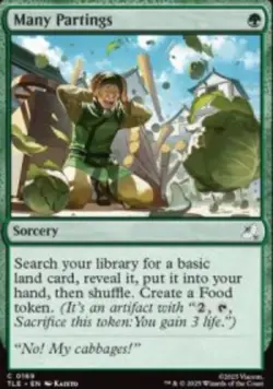 Many Partings Avatar TLE 169 MTG Foil NM - Image 1