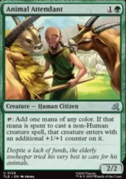 Animal Attendant Avatar TLE 128 MTG Foil NM - Image 1