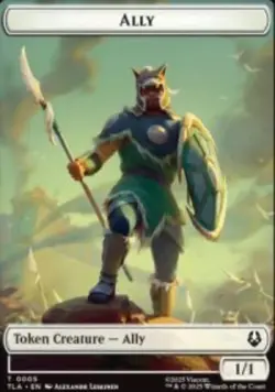 Ally / Clue 14 Avatar Token 5 MTG Foil NM - Image 1