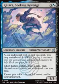 Katara, Seeking Revenge Avatar TLE 148 MTG Reg NM - Image 1