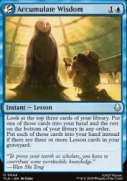 Accumulate Wisdom Avatar TLA 44 MTG Foil NM - Image 1