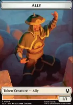 Ally / Clue 17 Avatar Token 6 MTG Foil NM - Image 1