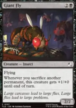 Giant Fly Avatar TLE 107 MTG Foil NM - Image 1