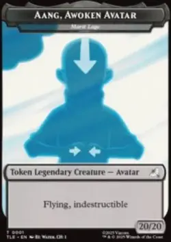 Aang, Awoken Avatar Avatar Token 401 MTG Reg NM - Image 1