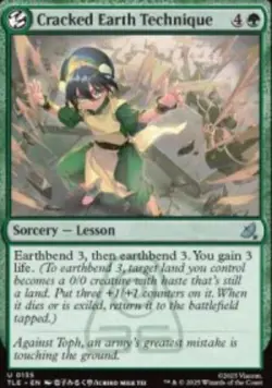 Cracked Earth Technique Avatar TLE 135 MTG Reg NM - Image 1