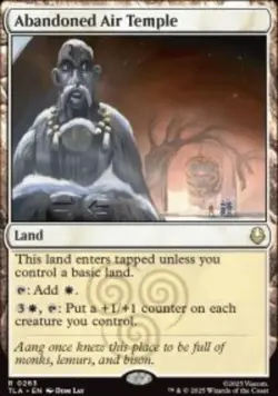 Abandoned Air Temple Avatar TLA 263 MTG Foil NM - Image 1