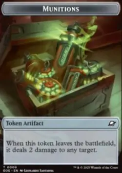 Robot // Munitions Double-Sided Token Near Mint REG Edge of Eternities - Image 1