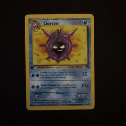 Pokemon Cloyster 32/62 WotC Fossil 1st Edition Uncommon LP 32/62 - Image 1