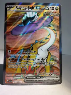 Raging Bolt ex - 196/162 Pokemon TCG SV05: Temporal Forces Ultra Rare NM - Image 1