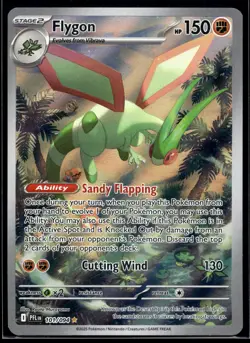 2025 Pokemon Pfl En-Phantasmal Flames 101 Flygon Illustration Rare NM - Image 1