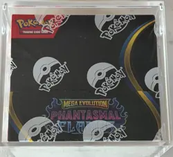 Pokemon Phantasmal Flames Booster Box New Sealed - With acrylic case - Image 1