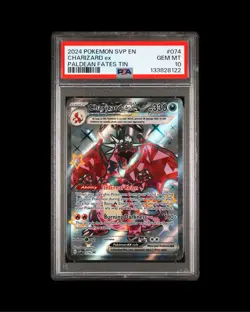 Pokemon SVP 074 - Black Star Promo Charizard ex - PSA 10 - Image 1