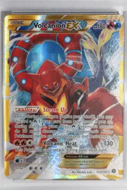 Volcanion EX - 115/114 PSA 10 Steam Siege Secret Rare Pokemon - GEM MT - Image 3