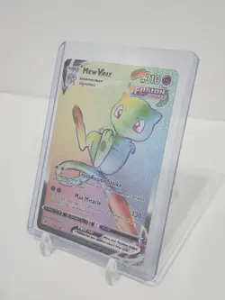 2021 Pokemon Fusion Strike Rainbow Secret Rare #268/264 Mew VMAX - Image 4