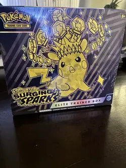 Pokemon TCG Scarlet & Violet Surging Sparks Sealed Elite Trainer Box ETB - Image 1