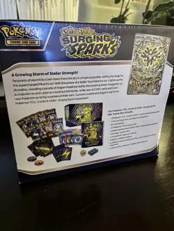 Pokemon TCG Scarlet & Violet Surging Sparks Sealed Elite Trainer Box ETB - Image 4