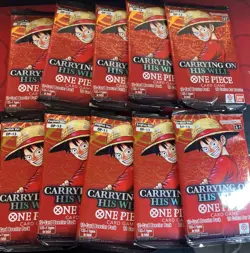 One Piece TCG: Carrying On His Will Booster Pack OP13 English (LOT OF 10) Sealed - Image 1