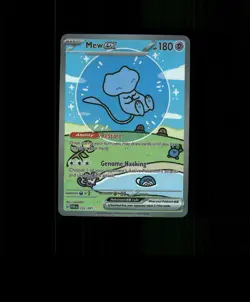 FAN-ART READ DESCRIPTION BELOW HOLO Mew Card Mew Pokemon Card p1 - Image 1