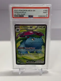 Pokemon Venusaur EX Holo Ultra Rare TCG Card 182/165 Scarlet & Violet 151 Psa 9 - Image 1