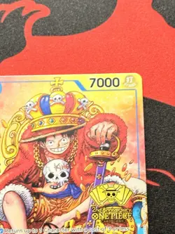 P-043 Monkey.D.Luffy 2nd Anniversary Stamped Promo One Piece Promotion Card NM - Image 4