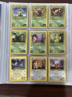 NM/LP+ (Unlimited) COMPLETE Pokemon GYM HEROES Set 90-Card UNCOMMON/COMMON /132 - Image 3