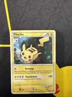 Pikachu - HGSS03 - Black Star Promo Rare Holo - Pokemon Card - MP - Image 1