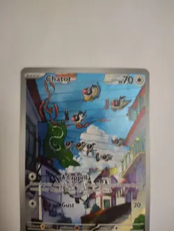 Pokemon TCG Chatot Card 181/162 SV05: Temporal Forces NM Illustration Rare - Image 2