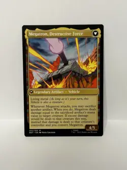 Megatron, Tyrant 012 Universes Beyond: Transformers BOT MTG Magic LP - Image 2