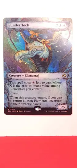 Sunderflock (Showcase) Lorwyn Eclipsed Foil NM-M Unplayed MTG 0309 - Image 2