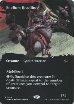 Stadium Headliner (Borderless) - FOIL - R Tarkir: Dragonstorm 344 - MTG - Image 1