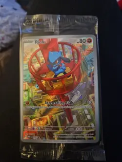 *SEALED* Pokemon TCG Mega Evolution Riolu Black Star Promo #010 NM Promo - Image 1