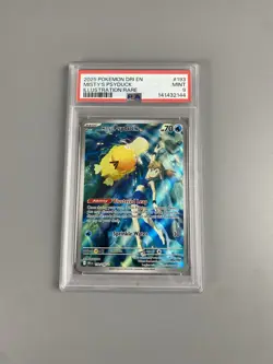 2025 POKEMON DRI EN-DESTINED RIVALS ILLUSTRATION RARE #193 MISTY'S PSYDUCK PSA 9 - Image 1