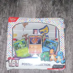 Pokemon Scarlet & Violet 151 Poster Collection Bulbasaur Charmander Squirtle - Image 1