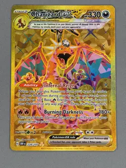 Pokemon Charizard ex 228/197 Obsidian Flames Gold Full Art NM 🔥 - Image 3