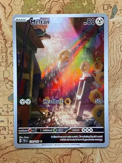 Pokemon Card TCG - Meltan 179/162 Illustration Rare Temporal Forces Near Mint - Image 2