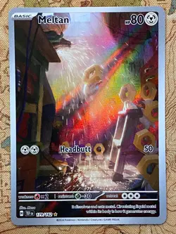 Pokemon Card TCG - Meltan 179/162 Illustration Rare Temporal Forces Near Mint - Image 3