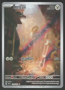 Meltan 179/162 Illustration Rare Pokemon TCG Temporal Forces NM - Image 1