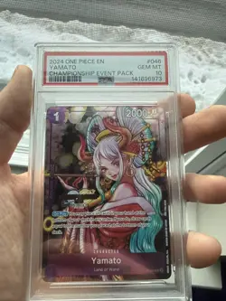 2024 One Piece Event Pack Vol.3 #046 Yamato PSA 10 GEM MINT - Image 1