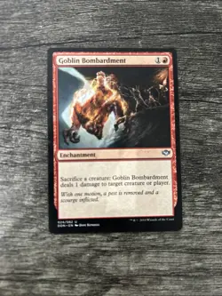 MTG 1x Goblin Bombardment x1 LP Duel Decks: Speed vs Cunning - Image 1