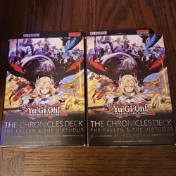 Yu-Gi-Oh Cards -The Chronicles Deck THE FALLEN & THE VIRTUOUS (x 2) - Image 1