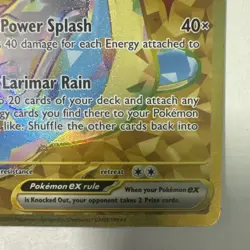 Lapras ex 164 Pokemon TCG; Scarlet & Violet Promo Cards Black Star Promo Holo - Image 4