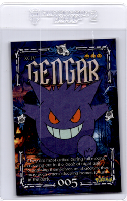 Peruvian Halloween pokemon Card Gengar - Image 1