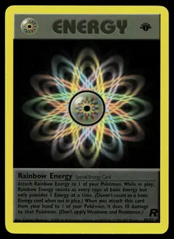 Pokemon Card - Rainbow Energy Team Rocket 80/82 Rare 1st Edition - Image 1