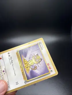 Meowth Gold Bordered Promo 56/64 Rare Pokemon Card - Fruit Rollup - HP - Image 4