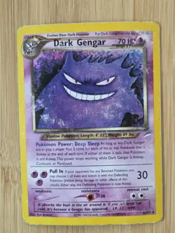 Dark Gengar Holo Rare 6/105 Neo Destiny Pokemon Card - Heavy Play / Damaged - Image 1