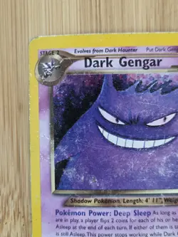 Dark Gengar Holo Rare 6/105 Neo Destiny Pokemon Card - Heavy Play / Damaged - Image 3