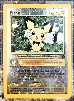 Pokemon 2001 Black Star Promo Pichu 35 MP - Image 1